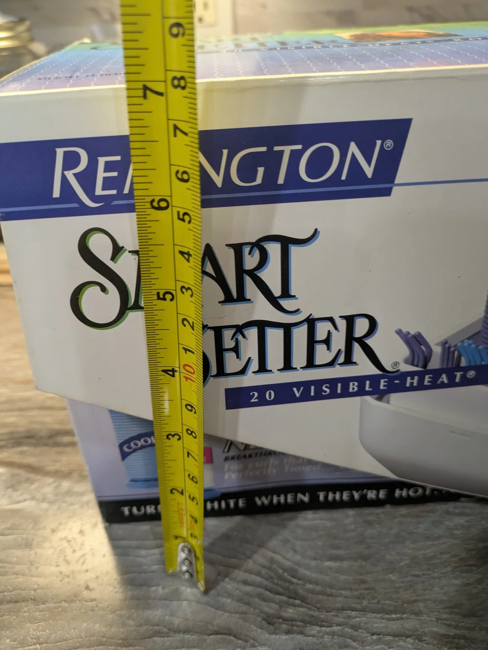 Remington Smart Setter 20 Visible-Heat Rollers in Purple, Blue,Green NIB Vintage